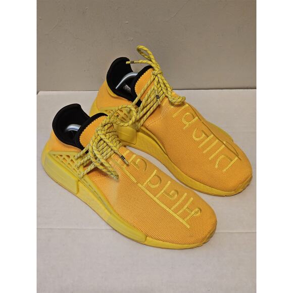 Size 8.5 - Adidas Pharrell x NMD Human Race Trail Blank Canvas World Pre-owned main image 9